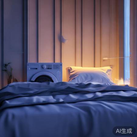 洗衣机低噪音,满意!