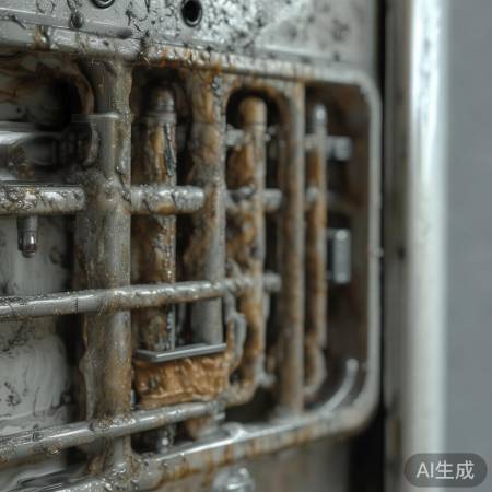 壁挂炉内部污垢