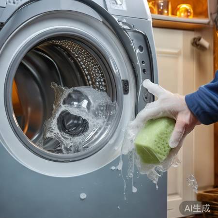 洗衣机桶盖清洁技巧