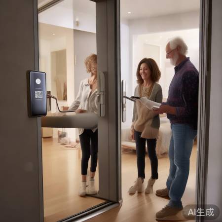 智能锁,方便开门无忧