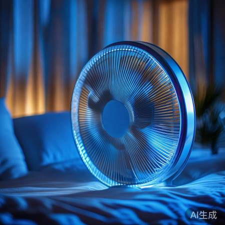空调扇低噪音，夜晚安静享凉