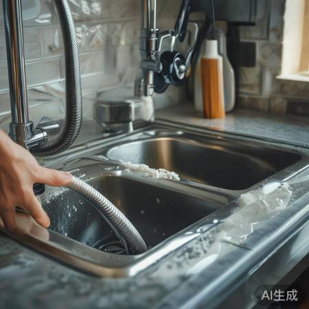 检查洗衣机排水管通畅