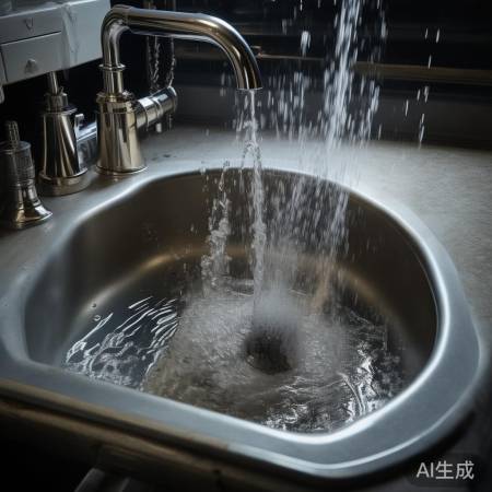 排水管堵塞,涡流产生噪音
