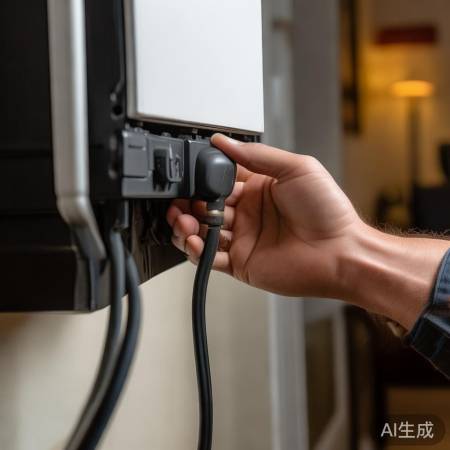 检查壁挂炉电源线