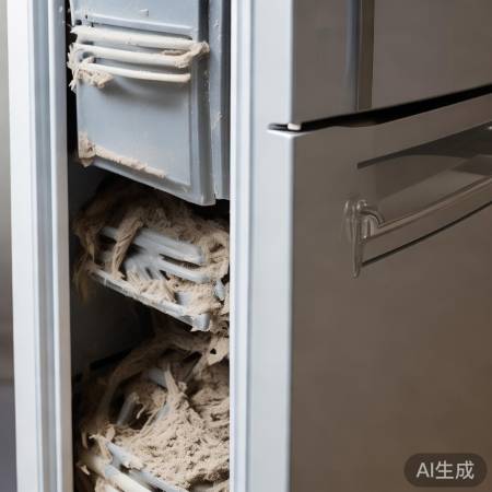 冰箱后底通风检查