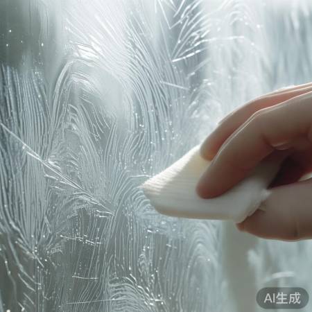酒精擦拭,指纹变淡
