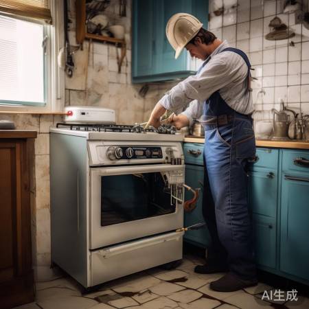 燃气灶位置调整,专业操作