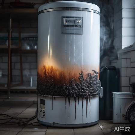 热水器内壁沉积导致水变黑