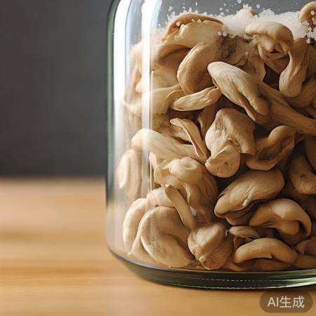密封罐保存干香菇