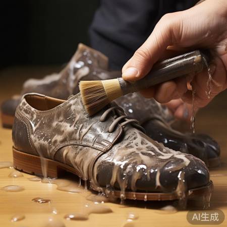 “先手洗鞋子再机洗”