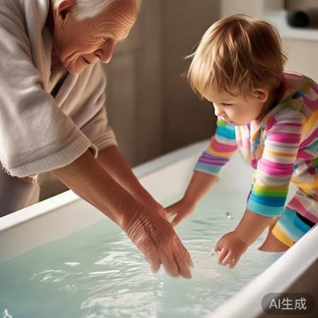 老人小孩用水，38-40度适宜
